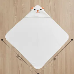 Baby Moo White 1 Printed Terry Cotton 300 GSM Bath Towel image 4