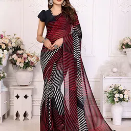 Moda Rapido Striped Printed Saree-picture-18