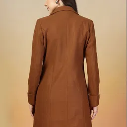 The Roadster Lifestyle Co Notched Lapel Overcoat image 3