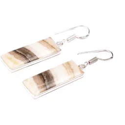 AAR Jewels Rhodium-Plated Brass Amethyst Drop Earrings-picture-36