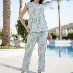 SANSKRUTIHOMES Women Floral Printed Night suit-picture-41