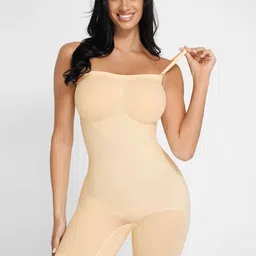 SHOP THE EDIT Strapless Butt lifting Bodysuit Shapewear image 4