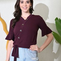 BAESD Bell Sleeve Shirt Style Top-picture-39