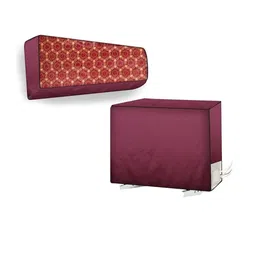 The Furnishing Tree Split AC Cover Set of Indoor and Outdoor Unit Used for 2 Ton Panasonic CS/CU-NU-image-54