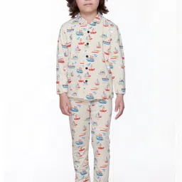 LEE BONEE Unisex Kids Printed Shirt with Pyjamas image 4