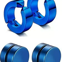 Crazy Fashion Pack Of 2 Contemporary Hoop Earrings-picture-21