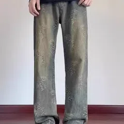 StyleCast Wide Leg High-Rise Medium Shade Jeans-picture-33