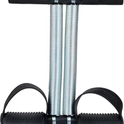 Men and Women's Double Spring Tummy Trimmer Abdominal Exerciser Color Black Ab Exerciser-image-3