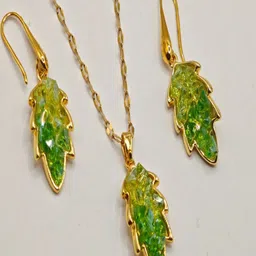 SAPRAA TRENDS Gold-Plated American Diamond-Studded Jewellery Set-picture-19