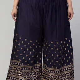 STYLE PREZONE Women Ethnic Motifs Printed Ethnic Palazzos image 1