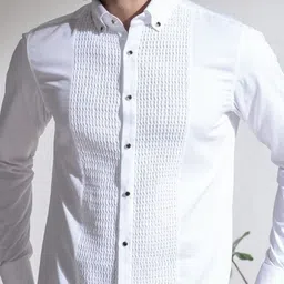 ABKASA Men Classic Slim Fit Opaque Printed Casual Shirt image 2