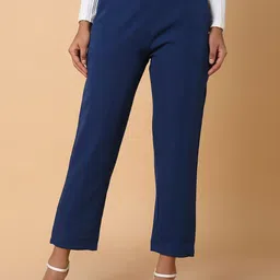 SHOWOFF Women Comfort Slim Fit Trousers-image-17