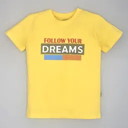 YOUMAA Boys Bio Finish Conversational Printed Round Neck Pure Cotton T-shirt-image-36