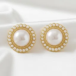 MEENAZ Circular Studs Earrings image 5
