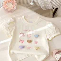 FOREVER FRIDAY Kids GirlsFloral PrintRegular Top-picture-24