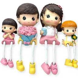 AUGEN Pink And Blue Sweet Love Family Figurine Showpiece-picture-39