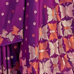 YAMUNE Woven Design Zari Art Silk Heavy Work Banarasi Saree image 4