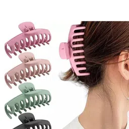 BEAUTY GIRLS Women Set of 5 Matt Claw Clip-picture-11