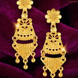 VIVASTRI Women Gold-Plated Alloy Earrings-picture-18