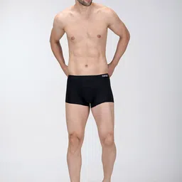 PANTEAZY Men Mid Rise Breathability Trunks-KEV-2410-BSB-B-M-Black image 3