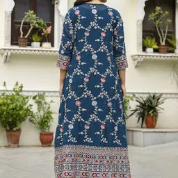 Trendmalls Embroidered Top Shrug & Palazzos Co-Ords image 2