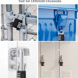actrovax Luggage Bag Locker Steel Hook 4 Digit Combination Lock Padlock image 3
