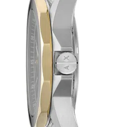 Armani Exchange Men Stainless Steel Bracelet Style Analogue Date Aperture Watch AX1956 image 3