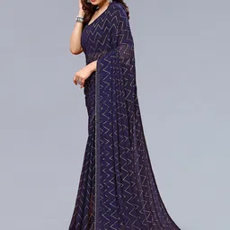 KALINI Geometric Printed Saree image 4