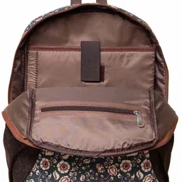 zouk Small 16 L Laptop Backpack Chittoor Blue Kalamkari Classic Backpack image 5
