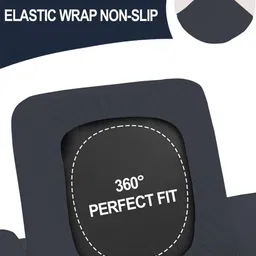 Lazi Grey Polyester Sofa Cover image 5