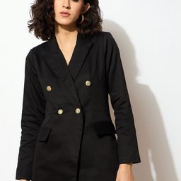 SASSAFRAS Comfort Fit Double Breasted Blazer-picture-22