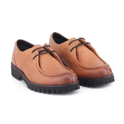 Red Chief Men Lace-Ups Leather Driving Shoes-image-97