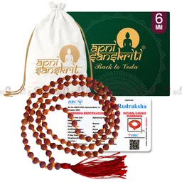 Apnisanskriti Unisex 5 Mukhi Rudraksha Mala-picture-19