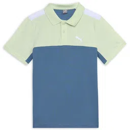 Puma Boys Colourblocked Cotton Short Sleeve T-Shirts-picture-58