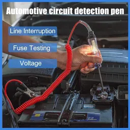 pkt Auto Bidirectional Light Tester for Car/Vehicles 3-48V/80V 5-90V Voltage Display Digital Voltage Tester image 2
