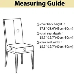 house of quirk Polyester Floral 1 Seater Chair Cover image 4