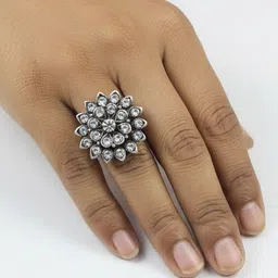 ait Steel, Silver Ruby Ring image 4