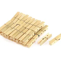 lakshi trends Cloth clips set of 40 | laundry begs and Multipurpose Usage Wooden Cloth Clips-picture-11