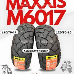maxxis M6017-TL 110/70-11 & 120/70-10 Front & Rear Two Wheeler Tyre-picture-13