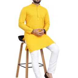 click n buy Men Cotton Rayon Kurta Pyjama Set image 3