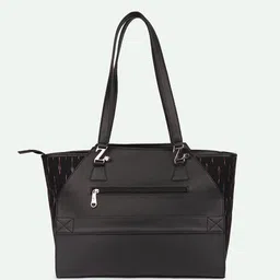 ZOUK Structured Vegan Leather Shoulder Bag-Up to 12 inch image 3