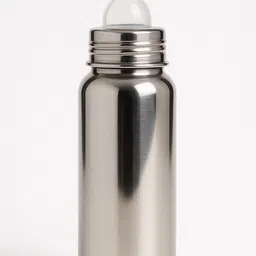 superstar store Stainless steel baby feeding bottle for daily use | 250ml | BPA Free Toxin free - Silicone image 4