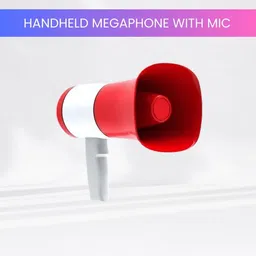 syara Bhopu Portable Megaphone, Siren Loudspeaker Function & Long Battery LifeA328 Bhopu Portable Megaphone, Siren Loudspeaker Function & Long Battery LifeT328 Outdoor PA System image 1