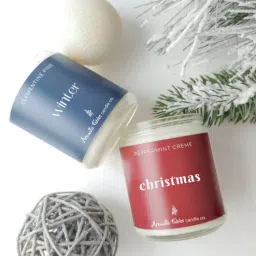 aromatic fables Oceanic (Set of 2) Multicolour Wax Scented Jar Candles-picture-14