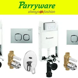 parryware Half Frame Concealed Cistern, with divater body upper Pluto set of 2 pic 157 Dual Flush Tank-picture-37