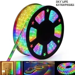 ai smart 6000 LEDs 50 m Multicolor Flickering, Color Changing Strip Rice Lights-picture-36