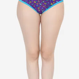 GROVERSONS Paris Beauty Women Pack Of 3 Assorted Cotton Hipster Briefs PANTY-BO-3400DC image 2