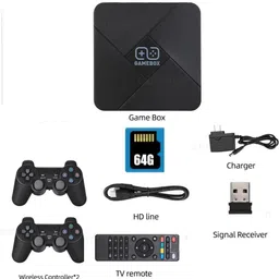 COUNTACH Android G5 Wireless Remote Controller box 30000+ Games with Wi-Fi 4K HD TV Box 64 GB with Super Mario, Crash, GTA, Zelda, Sonic, Donkey Kong, Street Fighter ETC.. image 4