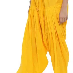 swanit Cotton Solid Patiala image 3