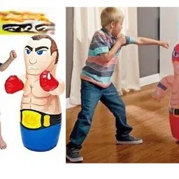 tiny tales Punching Bag for Kids (IND*74) Bouncer Toy Water Filled Base With Free Pump Inflatable HitMe Toys-picture-26